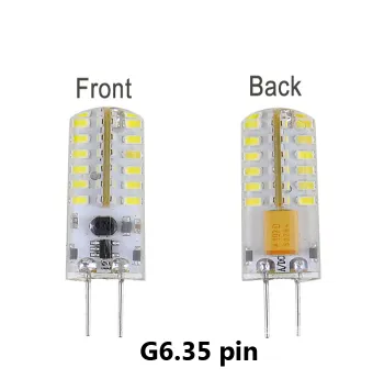 GY6.35 LED G6.35 Silicone 3W Daylight White 4500K AC/DC 12V Lamp Bulb