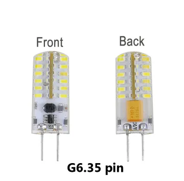 GY6.35 LED G6.35 Silicone 3W Daylight White 4500K AC/DC 12V Lamp Bulb