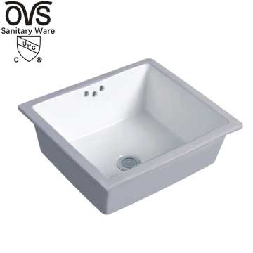 Modern Ceramic Bowl Small Rectangular Undermount Sink OVS cUPC North America