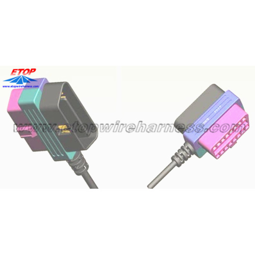 OBD Connector θηλυκό σε αρσενικό καλώδιο