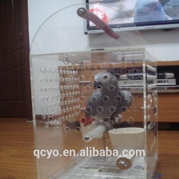 custom acrylic plush animal shaped pet bed QCY-ABD-31