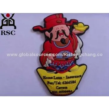 Flexible polyresin rubber magnet, can design in different shapes, we can make according to customer