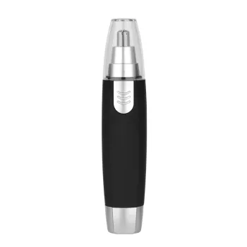 NZ-828 Black & Silver R Bullet-Shaped Nose Trimmer