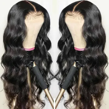Cheap Human Hair Wigs Transparent Lace Front Closure Body Wave Wig Full Virgin Cuticle Aligned HD Lace Closure Human Hair Wig