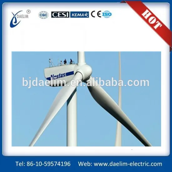 Top value Daelim 50kw wind turbine price residential wind power generator
