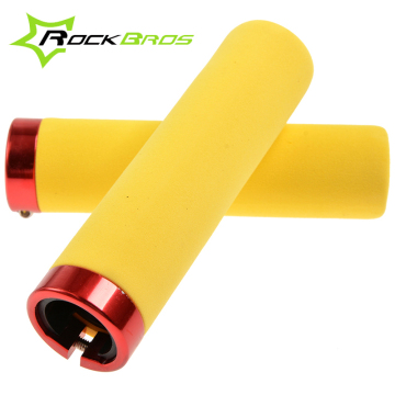 ROCKBROS EVA Foam Riding Bike Lockable Handlegrips MTB Fixed Gear Cycling Grips Bicycle Handlebar Lock-on Grips ,6Color