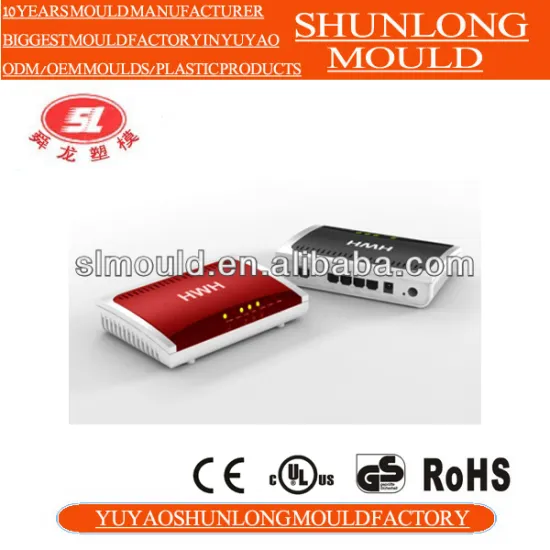 Shunlong different style of plastic router shell /wifi boxes injection moulding