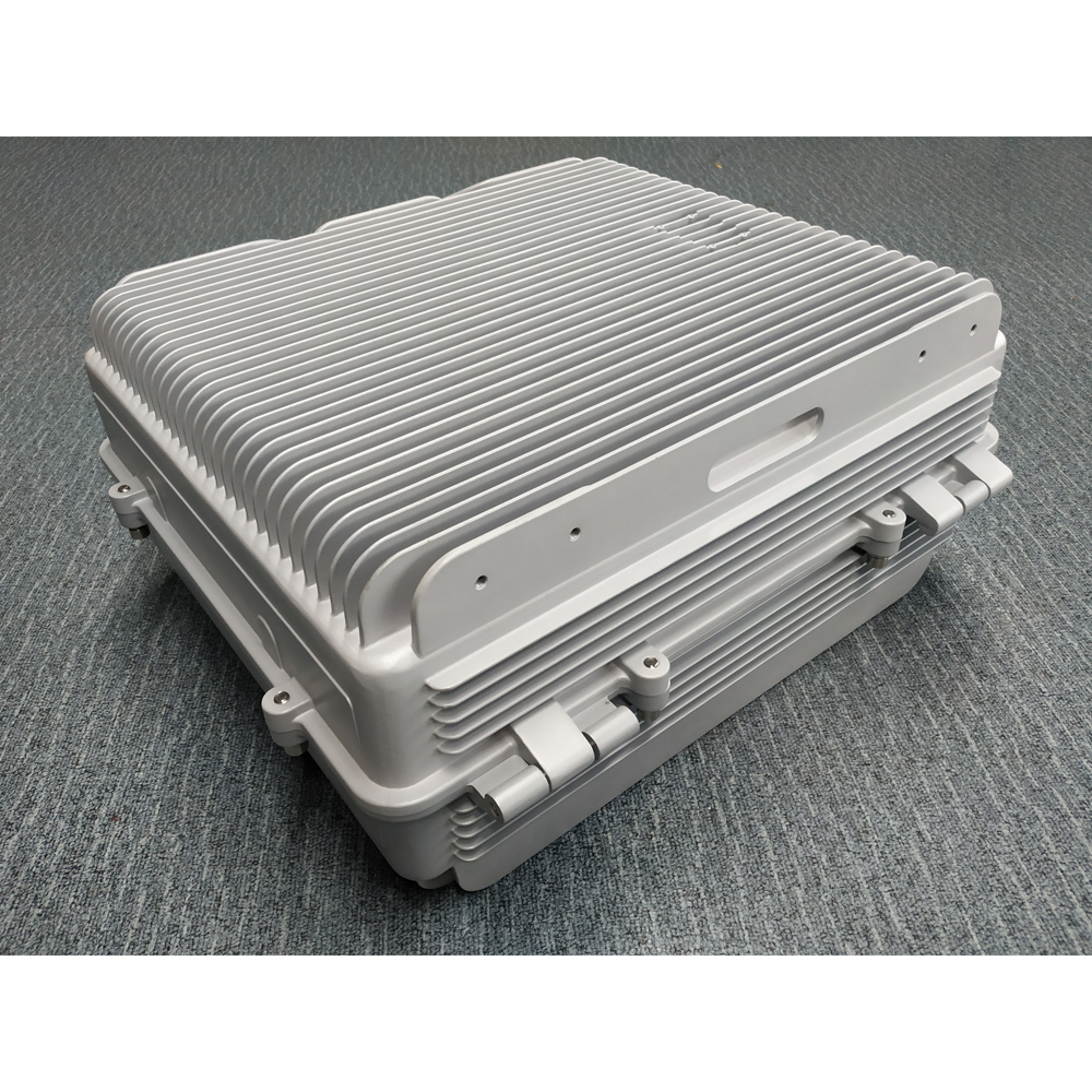 Die-casted aluminum repeater box enclosures