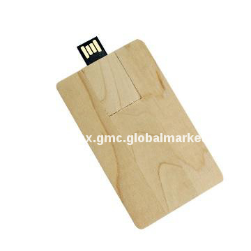 wooden Business Card Card Usb Flash Drive