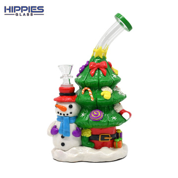 3D Cartoon Dab Rigs with Christmas tree