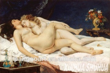 Wholesale Alibaba Open Hot Sexy Girl Photo Oil Painting From Paris P