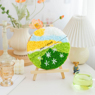 INTODIY Handmade Embroidery Frame Kit for Home Decor and Gifts
