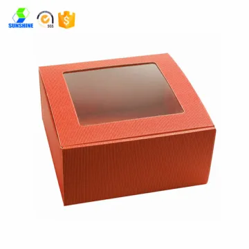 Take away cake boxes with window