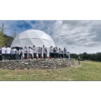 Kids 8m Mobile Inflatable Solar System Planetarium Dome Tent