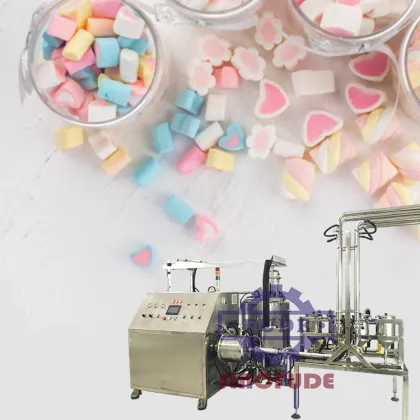 Continuous Aerated Heart-Shaped Jelly Filling and Marshmallow Ball Making Machine