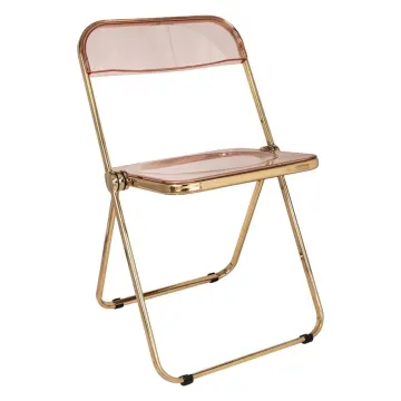Clear Plastic Acrylic Folding Chairs for Exquisite Dining and Living Room Decor