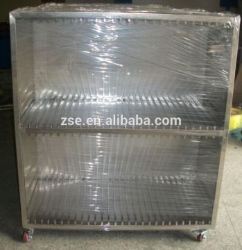 Economic antistatic Stainless Steel SMT Stencil Cabinet Trolley for PCB