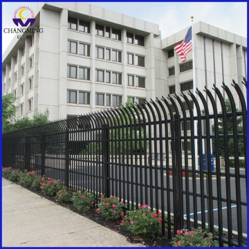 Steel Palisade Fence Wrought Iron Palisade