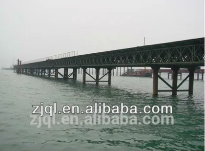 Temporary bridge bailey bridge