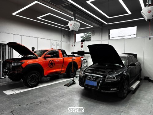 Hexagon Garage Light Workshop Car Detailing LED Lights