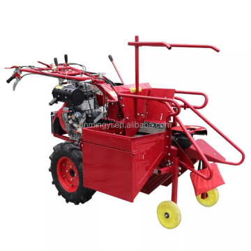 ราคาโรงงานจีนสำหรับ Hand Corn Harvester: เครื่องข้าวโพดแถวเดียวพร้อมฟังก์ชั่นการแตกของฟาง