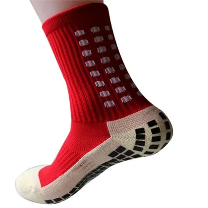 New Sports Anti Slip Soccer Socks Cotton Football Grip Socks