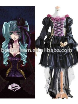Custom-made Vocaloid Miku Doujin Cosplay Costume