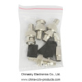 CCTV BNC Crimp Connector สำหรับสายเคเบิล RG59 U