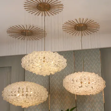 Custom large lobby modern handemade hotel luxury chandelier