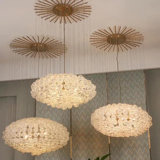 Custom large lobby modern handemade hotel luxury chandelier