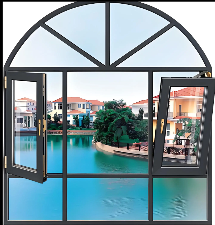 Aluminum tilt and turn windows