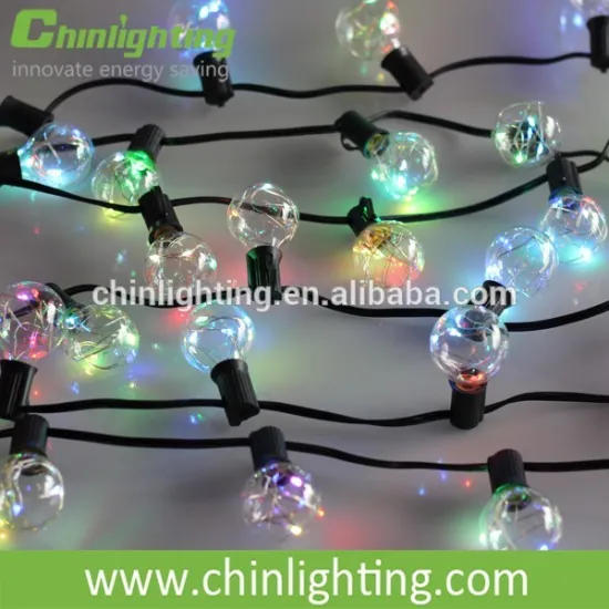 G40 globe shape Copper wire string led patio light