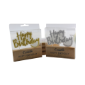 Alles- Gute zum Geburtstagform-Kuchen-Kerzen