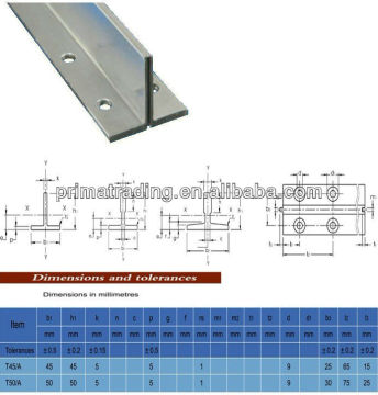 Cold Drawn elevator guide rail