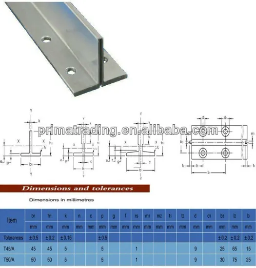 Cold Drawn elevator guide rail