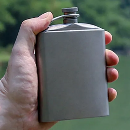 Whisky Flask Leak Proof wine titanium hip flask