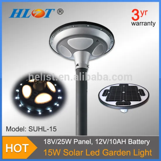 UFO Design Light Control 15W Garden Stone Pillar Light