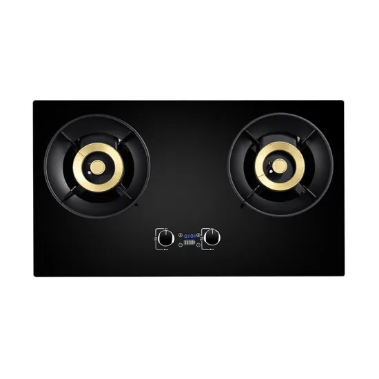 High Quality Black Tempered Glass 5 Burner Gas Cooker - Built-In Stove Gas Hob