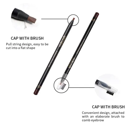 Longlasting Pencil With Brush Vegan Waterproof Eyebrow