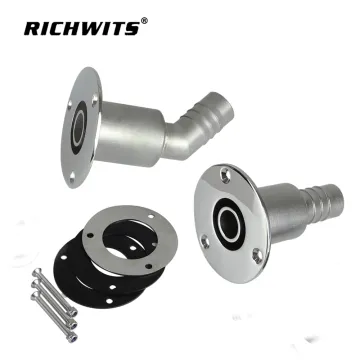 316 Stainless steel Marine heater exhaust vent Air hole Oil heater exhaust port with gasket
