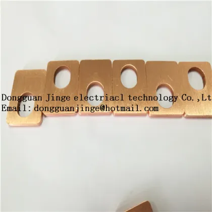 Electronic components copper bar purple