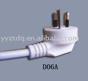 Australian power supply cord D06A