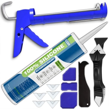 Silicone Gun and Scraper Tool Set