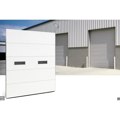 Aluminium Tempered PC Sheet Sectional Garage Door