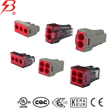 4 Port 400V Push-In Wire Connector
