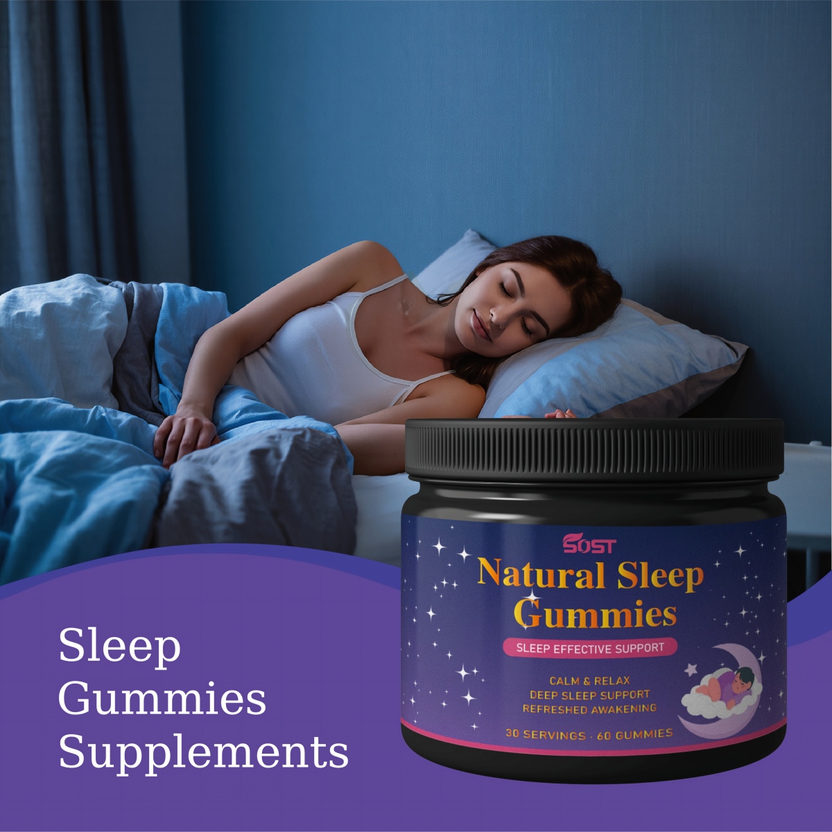 Natural Sleep Support Gummies