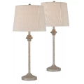 Country Cottage Buffet Lamp Set Bedroom