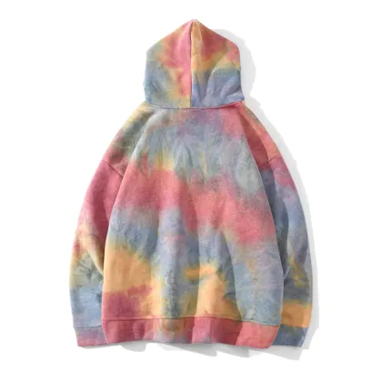 Casual Street Style Cropped Tie Men's Unisex Pullover