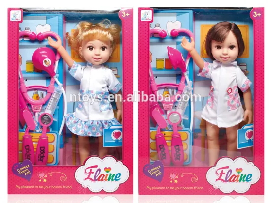 14'' Vinyl doll fashion doll Lovely nurse 6806323