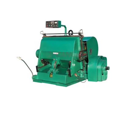 Manual box paper board die cutting creasing machine